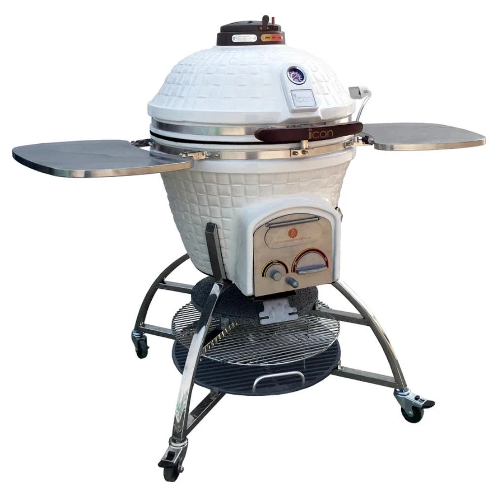 Icon XD702 Maxis Kamado Grill In White Or Gunmetal 14 Icon XD702 Maxis Kamado Grill In White Or Gunmetal - Image 12