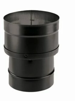 DuraVent 8-Inch Diameter Durablack Single Wall Black Stove Pipe - 8-Inch Durablack -BBQDIRECT Sales 7dbk x8