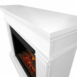 Real Flame 8770E-W Centennial Grand 55.5" Electric Fireplace With Mantel - White -BBQDIRECT Sales 8770e w detail