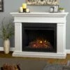 Real Flame 8770E-W Centennial Grand 55.5" Electric Fireplace With Mantel - White