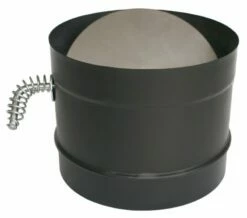 DuraVent 8-Inch Diameter Durablack Single Wall Black Stove Pipe - 8-Inch Durablack -BBQDIRECT Sales 8dbk ds