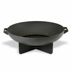 Real Flame Anson Gray Wood Burning Fire Pit - 958-GRY -BBQDIRECT Sales 958 anson gray front hi res