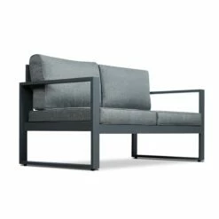 Real Flame Baltic Love Seat - Gray - 9624-GRY 10 Real Flame Baltic Love Seat - Gray - 9624-GRY -BBQDIRECT Sales 9624 gry hero