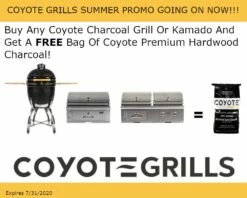 Coyote 36-Inch Freestanding Stainless Steel Charcoal Grill - C1CH36/C1CH36CT -BBQDIRECT Sales Coyote 2020 Charcoal Promo