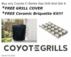 Coyote C-Series 34-Inch 3 Burner Built-In Gas Grill - C2C34 -BBQDIRECT Sales Coyote 2020 Gas Promo 1