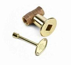 HPC 3/4-Inch 300K BTU High Capacity Straight Brass Key Valve With Key - MSBB-HC