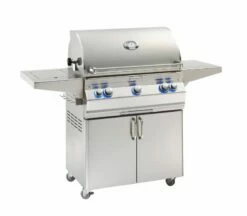 Fire Magic Aurora A540s 30-Inch Freestanding Gas Grill With Analog Thermometer, Rotisserie And Single Side Burner - A540s-8EAP-62/8EAN-62 -BBQDIRECT Sales a540s 6eap 62 1 1