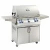 Fire Magic Aurora A660s 30-Inch Freestanding Gas Grill With Analog Thermometer, Rotisserie And Single Side Burner - A660s-8EAP-62/8EAN-62 -BBQDIRECT Sales a660s 6eap 62 2