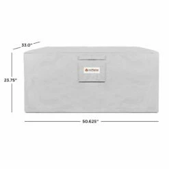 Real Flame Ventrua Rectangle Protective Cover Light Gray - A9640 7 Real Flame Ventrua Rectangle Protective Cover Light Gray - A9640 -BBQDIRECT Sales a9640 dims