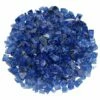 American Fire Glass 1/2 Inch Cobalt Blue Reflective Fire Glass - 10 Pounds -BBQDIRECT Sales aff coblrf12 10