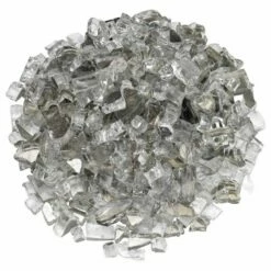 American Fire Glass 1/2 Inch StarFire Reflective Fire Glass - 10 Pounds