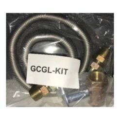 Grand Canyon Gas Logs 18" - 48" Round Flat Fire Pit Burner Kit With Logs -BBQDIRECT Sales all included fittings