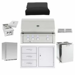Summerset 7-Piece 36-Inch Grill Kitchen Package