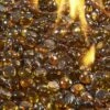 The Outdoor Greatroom Amber Fire Glass Gems - CFG-A -BBQDIRECT Sales amber glass gems