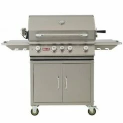 Bull 38" Grill Cart Complete Brahma 5 Burner Lights Rotis & Rotis Burner - 55000/1