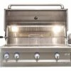 Artisan Professional 36-Inch 3-Burner Built-In Gas Grill With Rotisserie - ARTP-36