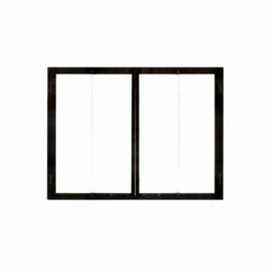 Majestic Ashland Wood Burning Fireplace - 36" -BBQDIRECT Sales ash doors black