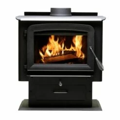 Ashley Large Wood Burning Stove - Heats Up To 2500 Square Feet