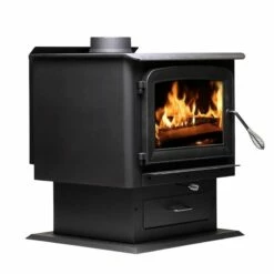 Ashley Large Wood Burning Stove - Heats Up To 2500 Square Feet -BBQDIRECT Sales aw2520e p rightangle 1200x1200 1