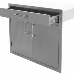 BBQ Direct Outdoor Kitchen 4-Piece Set With Roll-Out Double Trash/Recycling Bin -BBQDIRECT Sales bbq 260 ad30 dr1 thumb 2 1