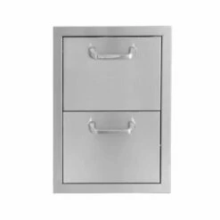 BBQ Direct Outdoor Kitchen 4 Piece Set With 30-Inch Double Door & Single Drawer Combo & 16-Inch Double Access Drawer -BBQDIRECT Sales bbq 260 drw2 thumb