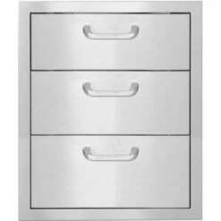 BBQ Direct Outdoor 2-piece Kitchen Set With 32-Inch Double Access Doors And 16-Inch Triple Access Drawer -BBQDIRECT Sales bbq 260 drw3 main