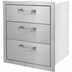 BBQ Direct Outdoor 2-piece Kitchen Set With 32-Inch Double Access Doors And 16-Inch Triple Access Drawer -BBQDIRECT Sales bbq 260 drw3 thumb 1