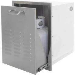 BBQ Direct Outdoor Kitchen 3-Piece Set With Double Access Door & Roll-Out Trash/Propane Tank Drawer & Outdoor Rated Drop-In Bar Sink -BBQDIRECT Sales bbq 260 trlp drw