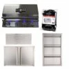 Buck Grill 32" Grill Package With Cover, Access Doors, Triple Drawers, And Island Vents 2 Buck Grill 32" Grill Package With Cover, Access Doors, Triple Drawers, And Island Vents -BBQDIRECT Sales bg 4b pkg 6 1