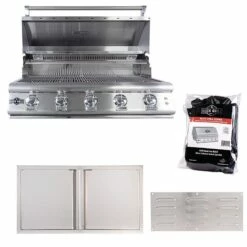 Buck Grill 40" Grill Package With Cover, Access Doors And Island Vents