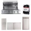 Buck Grill 40" Grill Package With Cover, Access Doors, Trash Bin And Island Vents -BBQDIRECT Sales bg 5b pkg 5 1