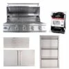 Buck Grill 40" Grill Package With Cover, Access Doors, Triple Drawers, And Island Vents 1 Buck Grill 40" Grill Package With Cover, Access Doors, Triple Drawers, And Island Vents -BBQDIRECT Sales bg 5b pkg 6 1