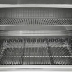 Bull Bison 30-Inch Charcoal Stainless Steel Grill W/Cart - 88000 -BBQDIRECT Sales bison inside close up