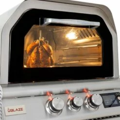 Blaze Freestanding Gas Burning Pizza Oven - BLZ-26-PZOVN-NG/LP -BBQDIRECT Sales blz 26 pzovn lp 4 1 2