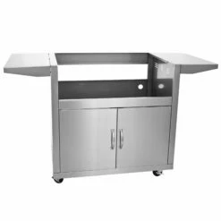 Blaze 32-Inch Freestanding Stainless Steel Charcoal Grill With Adjustable Charcoal Tray - BLZ-4-CHAR / PP-4-CART-SC -BBQDIRECT Sales blz 4 cart 7