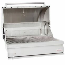 Blaze 32-Inch Freestanding Stainless Steel Charcoal Grill With Adjustable Charcoal Tray - BLZ-4-CHAR / PP-4-CART-SC -BBQDIRECT Sales blz 4 char 1 1