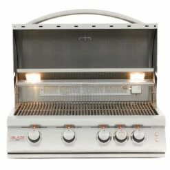 Blaze LTE Marine Grade 32-Inch 4-Burner Built-In Gas Grill With Rear Infrared Burner & Grill Lights - BLZ-4LTE2MG -BBQDIRECT Sales blz 4lte2mg 3