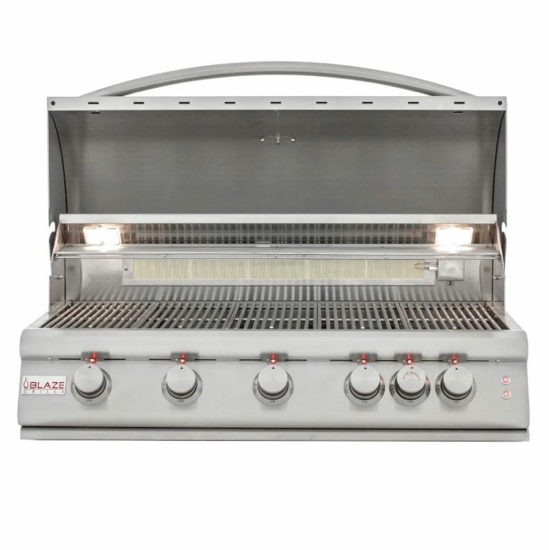 Blaze LTE 40-Inch 5-Burner Built-In Gas Grill With Rear Infrared Burner & Grill Lights - BLZ-5LTE2 3 Blaze LTE 40-Inch 5-Burner Built-In Gas Grill With Rear Infrared Burner & Grill Lights - BLZ-5LTE2