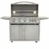 Blaze LTE 40-Inch 5-Burner Freestanding Gas Grill With Rear Infrared Burner & Grill Lights - BLZ-5LTE2 / PP-5-CART-SC -BBQDIRECT Sales blz 5lte2 ng 1 1