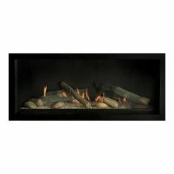 Empire 36" Boulevard Direct Vent Linear Contemporary Gas Fireplace - DVLL36BP92 -BBQDIRECT Sales boulevard 36 fireplace logs and stones