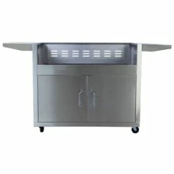 Buck Grill 5-Burner 40" Gas Grill With Portable Cart -BBQDIRECT Sales buckstove buckgrill 40in center facing cart 1