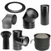 DuraVent 6- Inch Diameter Durablack Single Wall Black Stove Pipe Components -BBQDIRECT Sales bundle 15