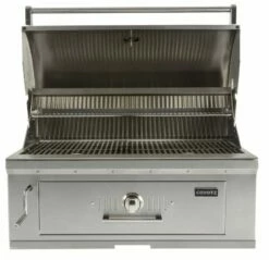 Coyote 36-Inch Built-In Stainless Steel Charcoal Grill -C1CH36 -BBQDIRECT Sales c1ch36 open