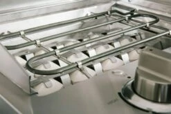 Coyote 18-Inch Built-In / Portable Electric Grill - C1EL120SM -BBQDIRECT Sales c1el120sm briquette tray from left 2