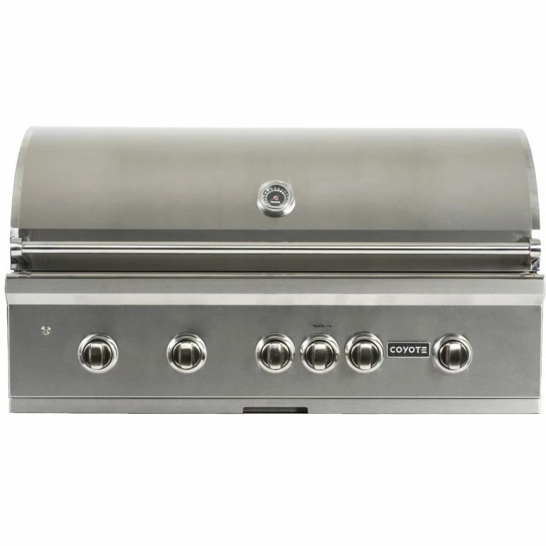 Coyote S-Series 42-Inch 5 Burner Built-In Gas Grill With Rapidsear Infrared Burner & Rotisserie - C2SL42 3 Coyote S-Series 42-Inch 5 Burner Built-In Gas Grill With Rapidsear Infrared Burner & Rotisserie - C2SL42