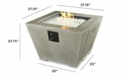 The Outdoor Greatroom Cove 37-Inch Square Gas Fire Pit Bowl - CV-2424 -BBQDIRECT Sales capture 3