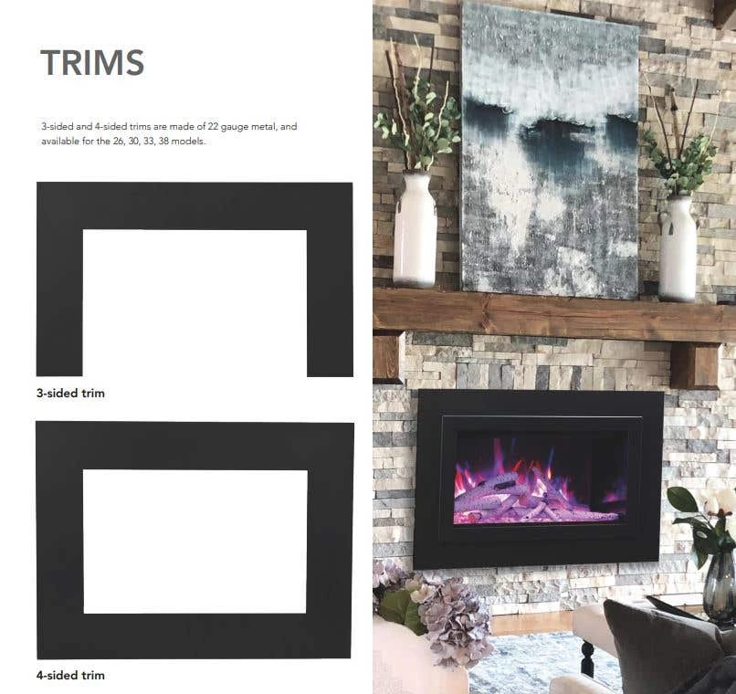 Amantii - Electric Fireplace Insert - TRD-INSERT 3 Amantii - Electric Fireplace Insert - TRD-INSERT