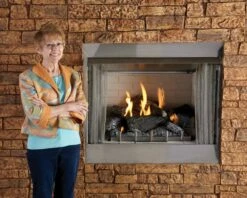 Empire Carol Rose Outdoor 30 Inch Harmony Millivolt Burner And 30 Inch Wildwood Log Set - ONR30 / OLX30WR -BBQDIRECT Sales carol rose 1