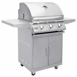 Summerset Sizzler 26-Inch 3-Burner Freestanding Gas Grill - SIZ26-NG / SIZ26-LP / CART-SIZ26