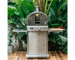 Summerset Grills Freestanding Outdoor Pizza Oven - SS-OVFS 29 Summerset Grills Freestanding Outdoor Pizza Oven - SS-OVFS -BBQDIRECT Sales cart model straight view